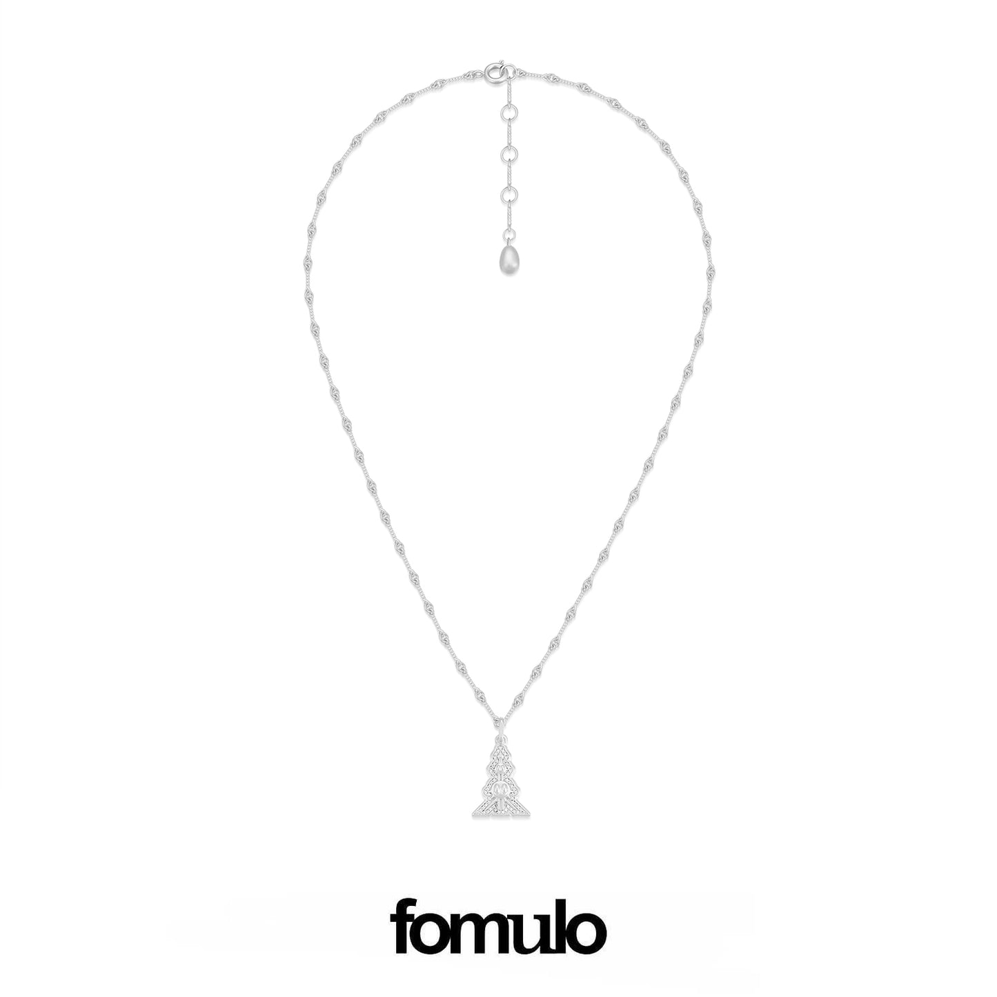 fomulo ‘Fugu worldwide’ wearable visa Shanghai Pearl Tower necklace