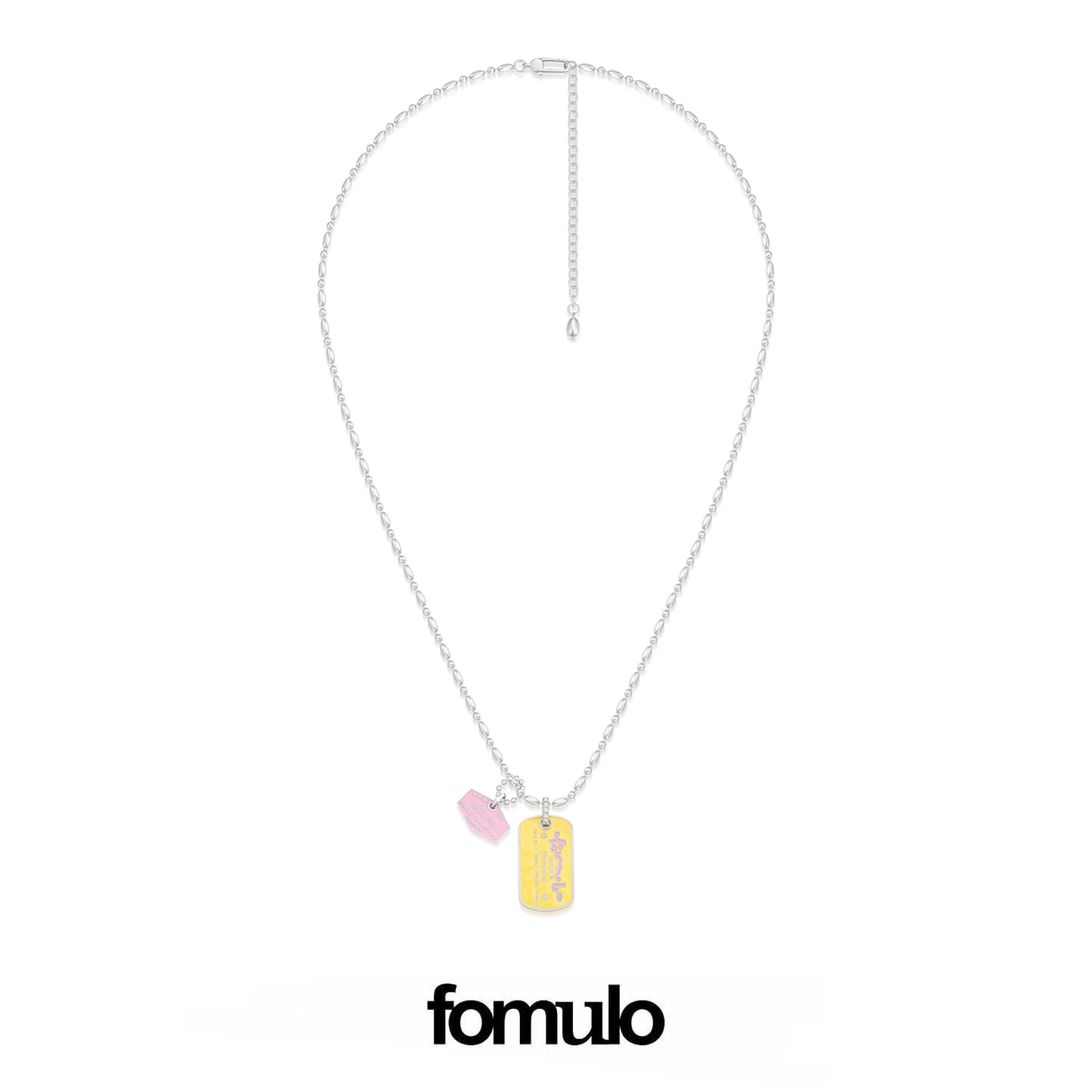 fomulo ‘Fugu worldwide’ wearable visa dogtag necklace