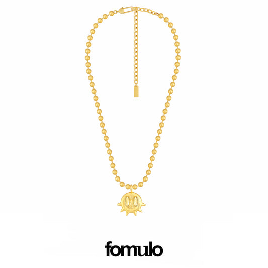 fomulo Baby Fugu Pufferfish Sea Monster Necklace
