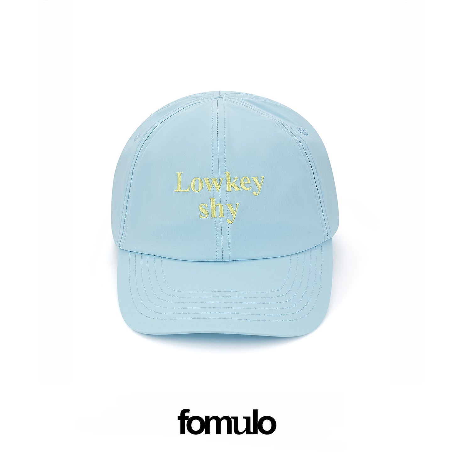 fomulo ‘Fugu worldwide’ Slogan-Printed Nylon Curved-Brim Cap