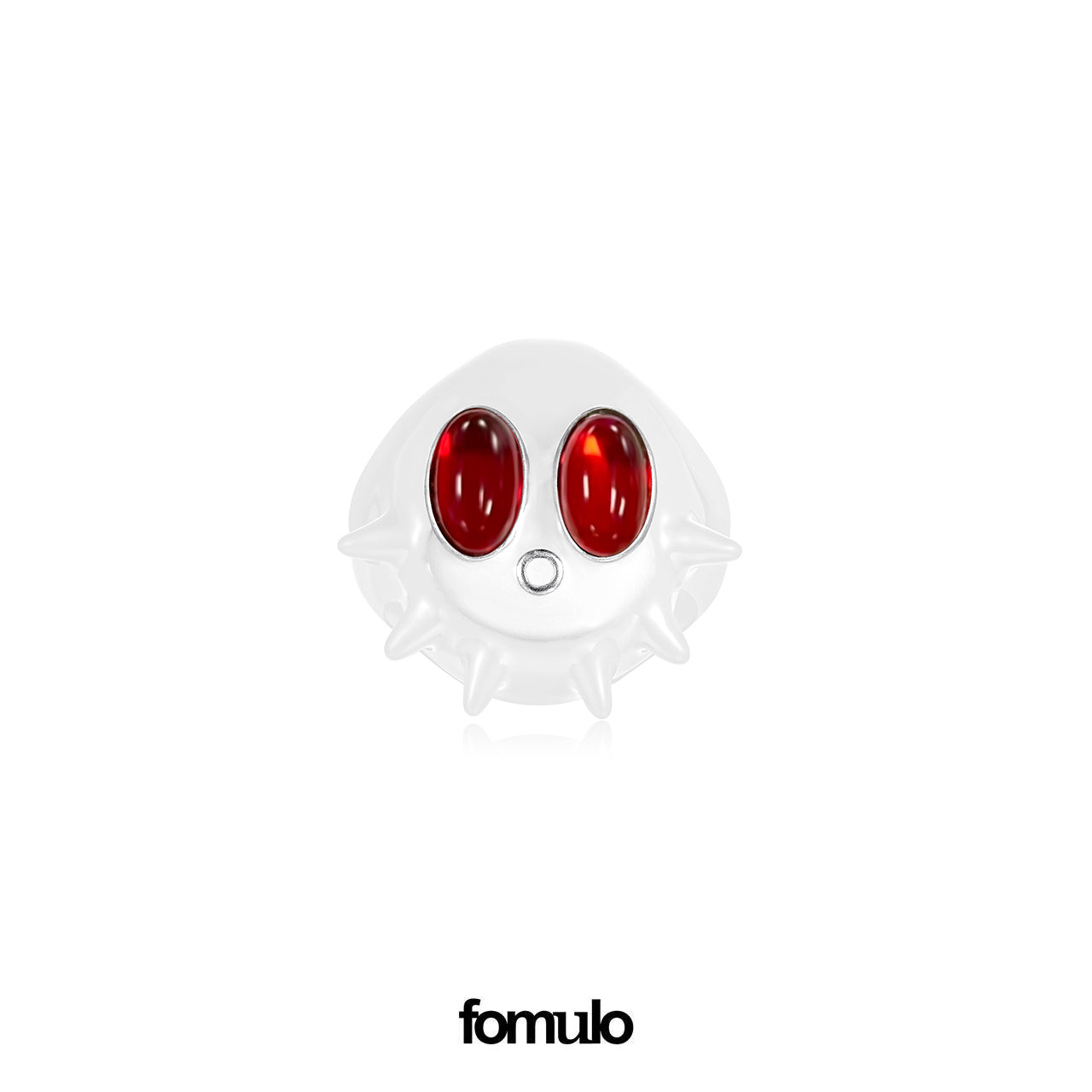 fomulo Ghost Baby Fugu Ring Necklace