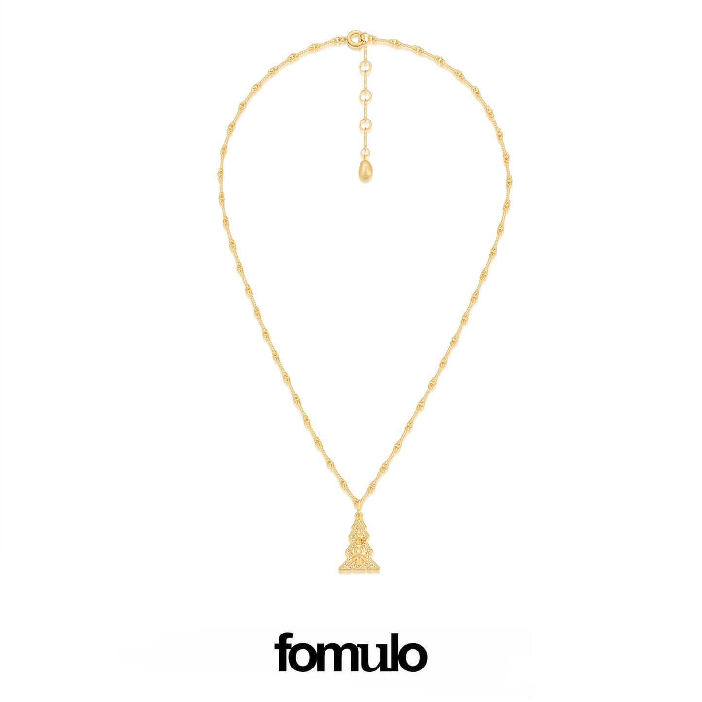 fomulo ‘Fugu worldwide’ wearable visa Shanghai Pearl Tower necklace