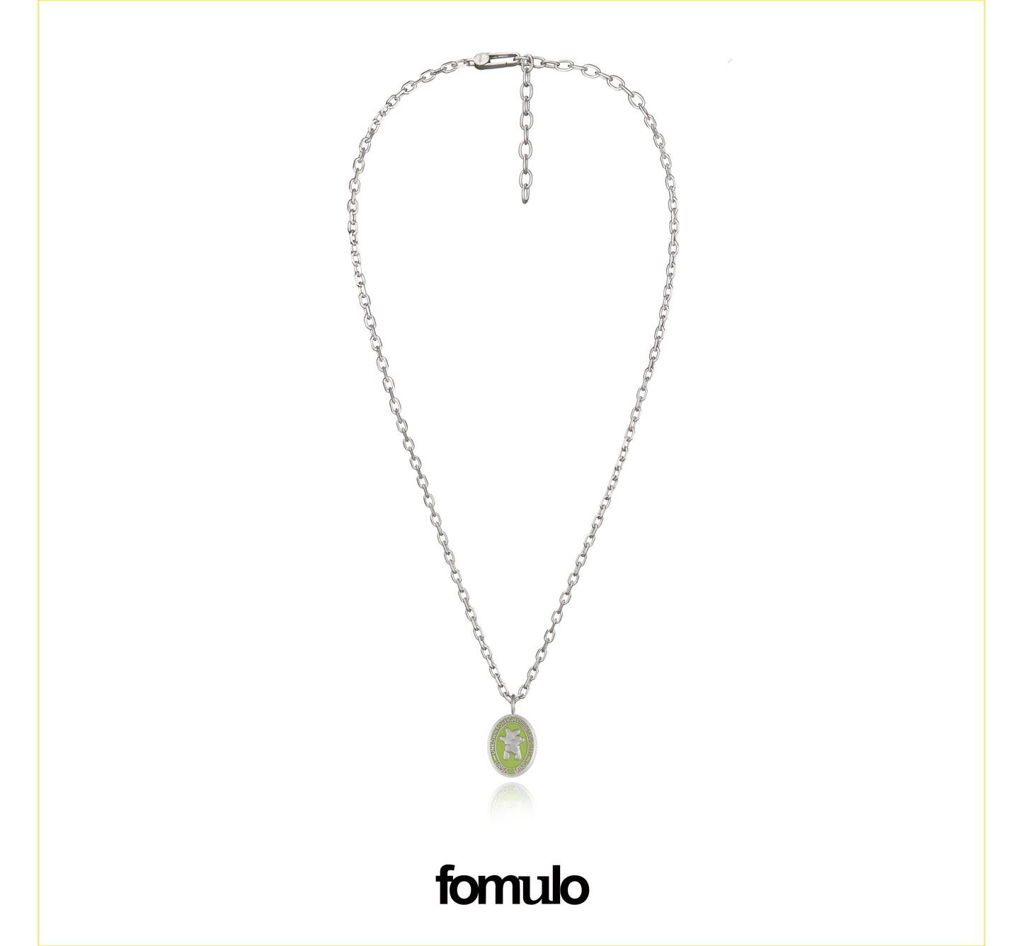 fomulo Dickybear Token Necklace