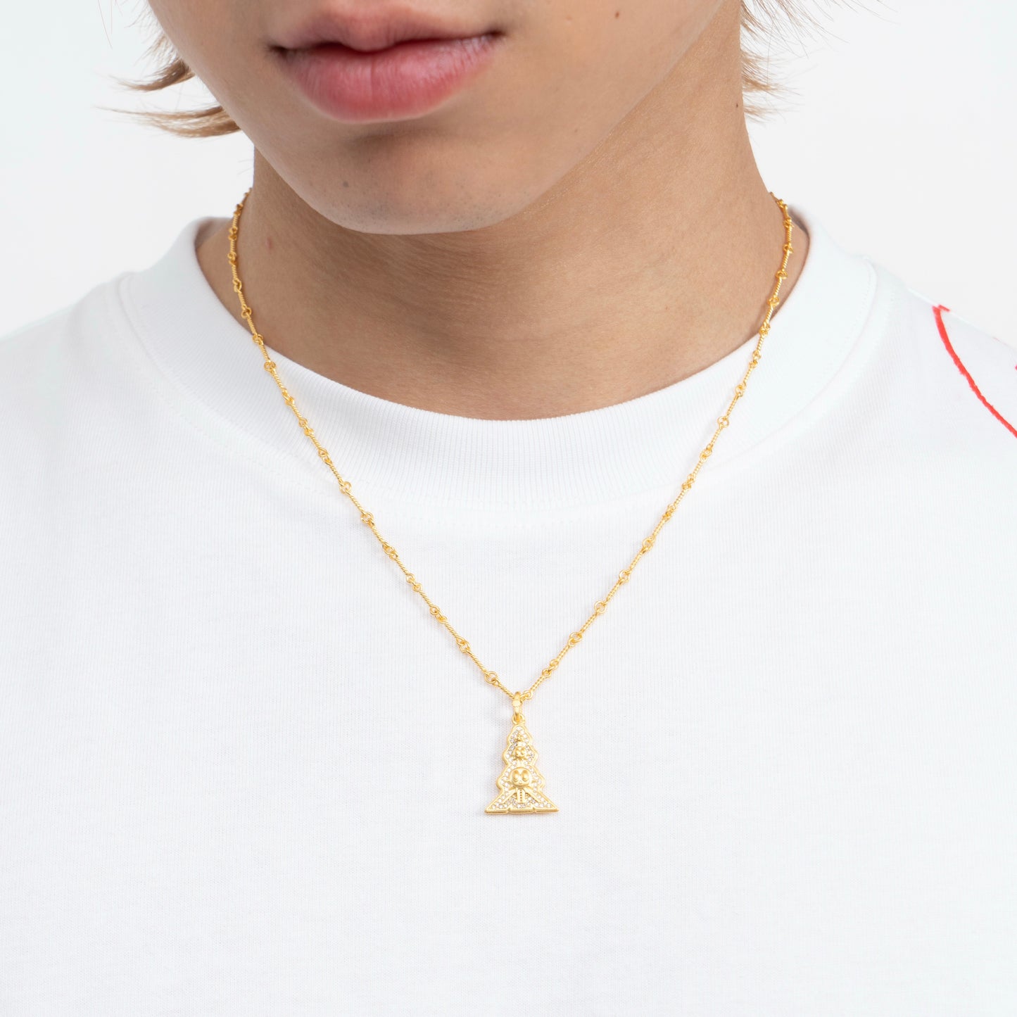 fomulo ‘Fugu worldwide’ wearable visa Shanghai Pearl Tower necklace