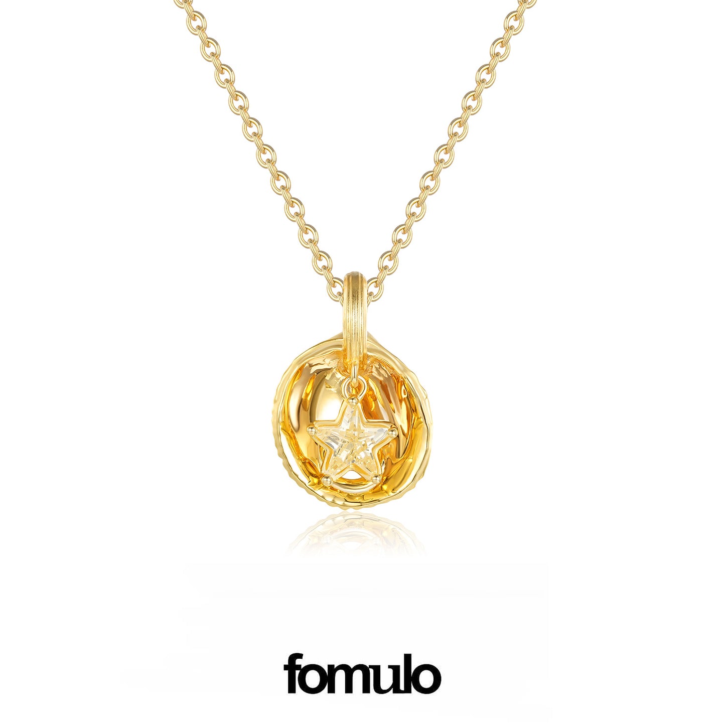 fomulo Shell piercing STAR NECKLACE.