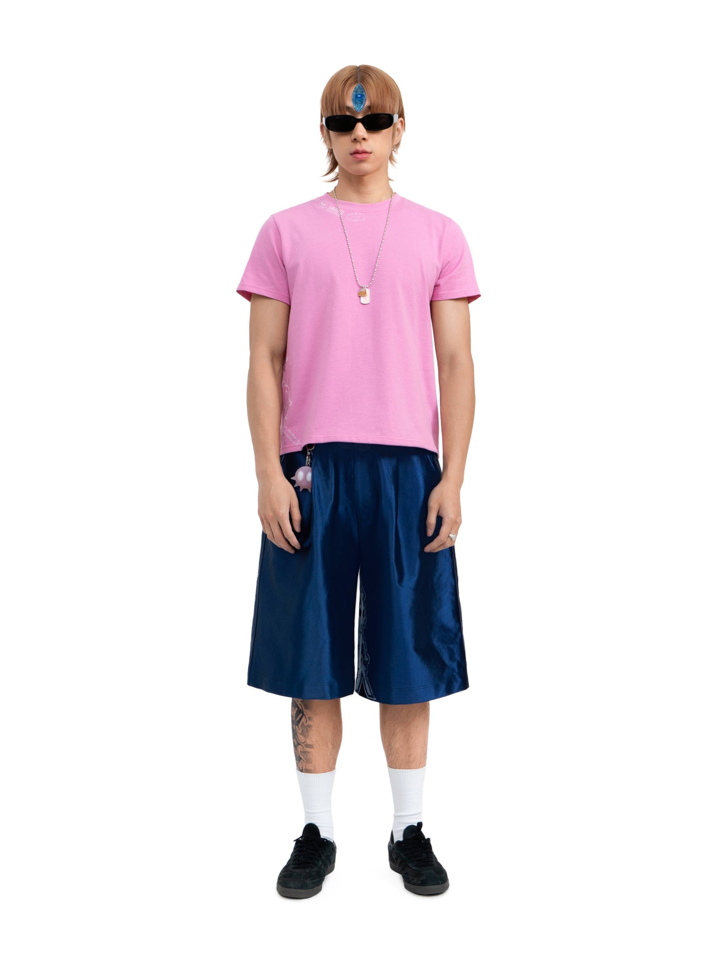 fomulo ‘Fugu worldwide’ wearable visa Stamped Short-Sleeve T-Shirt