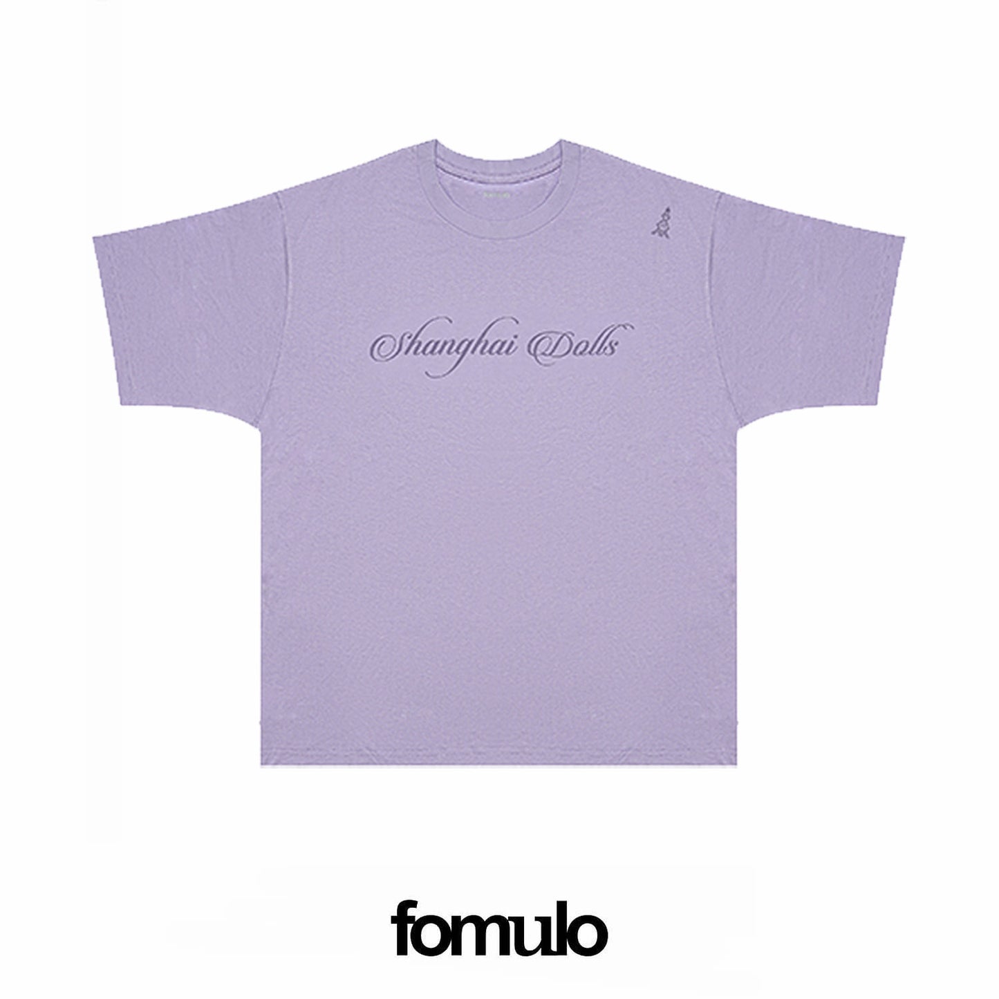 fomulo Slogan Printed Short-Sleeve T-Shirt