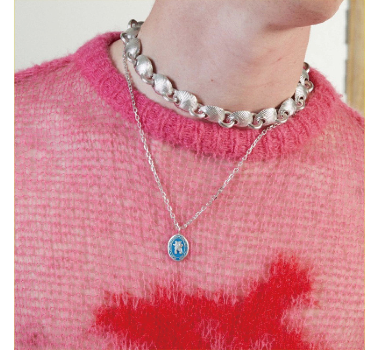 fomulo Dickybear Token Necklace
