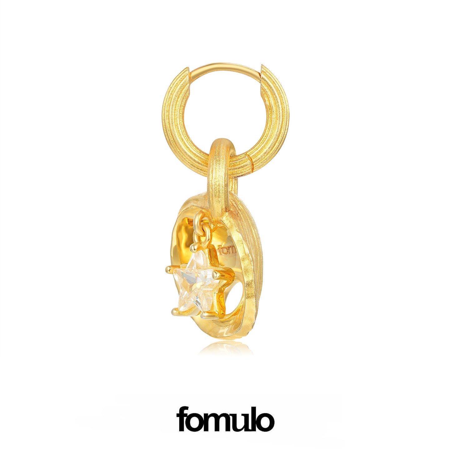 fomulo Shell piercing STAR EARRING.