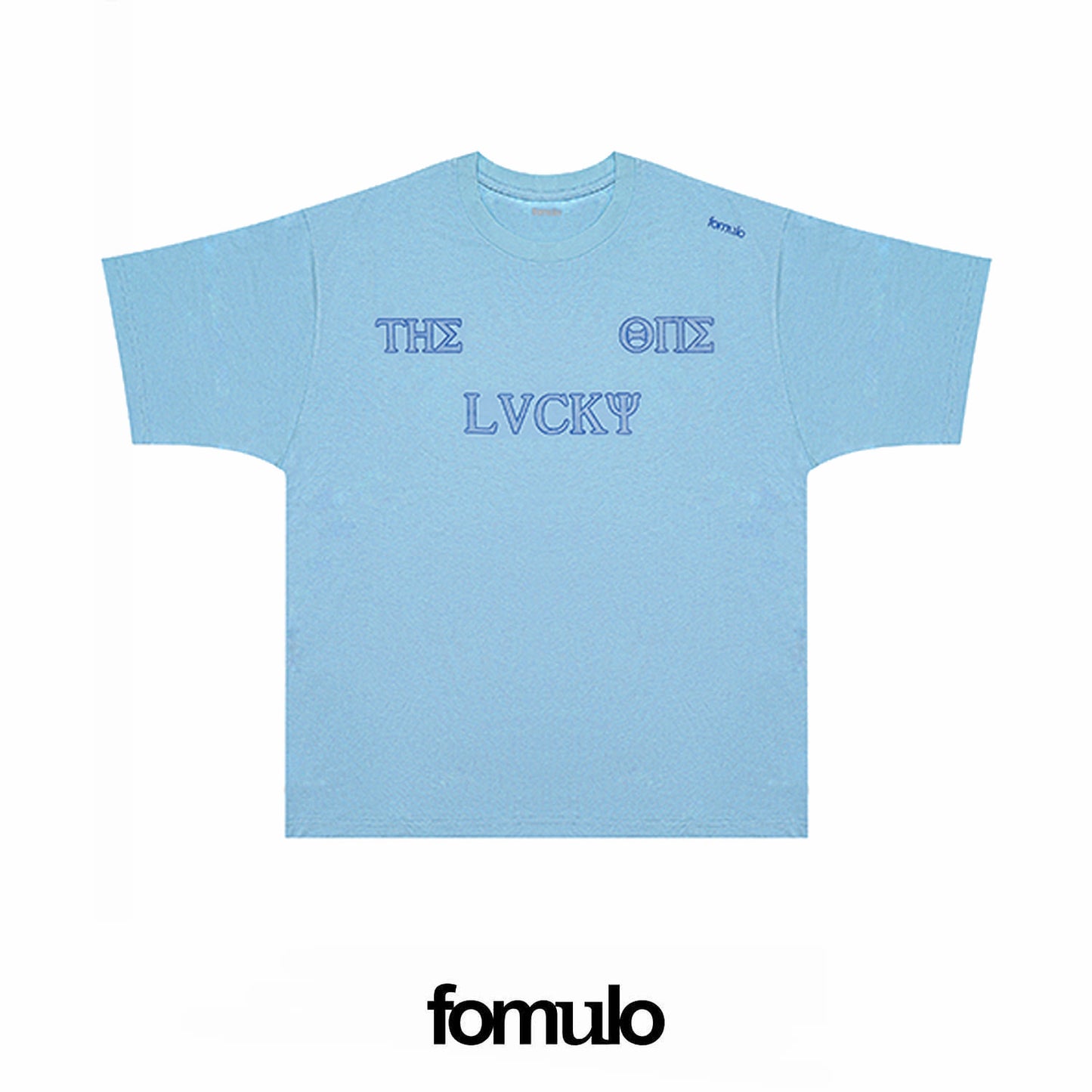 fomulo Slogan Printed Short-Sleeve T-Shirt