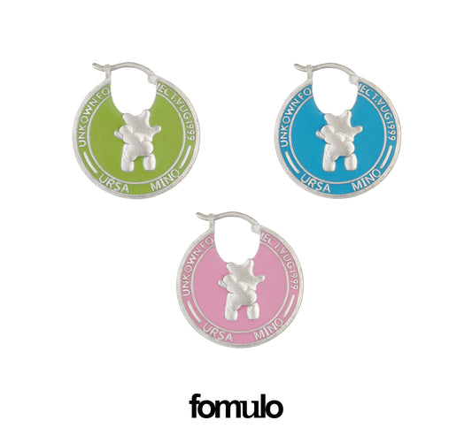fomulo Dickybear  Token  Earrings