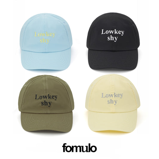fomulo ‘Fugu worldwide’ Slogan-Printed Nylon Curved-Brim Cap