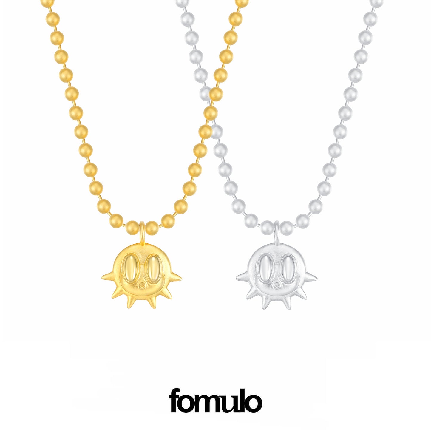 fomulo Baby Fugu Pufferfish Sea Monster Necklace