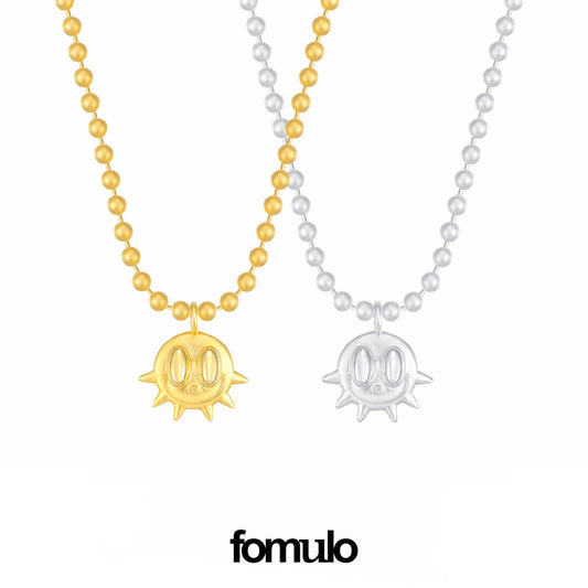 fomulo Baby Fugu Pufferfish Sea Monster Necklace