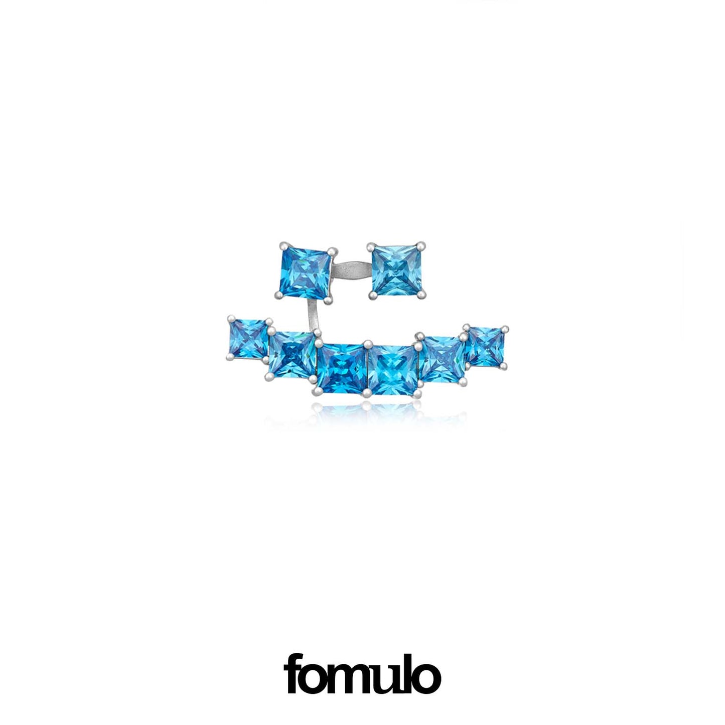 fomulo Happy emoticon Ear stud（single）