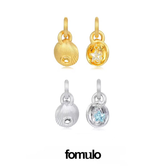 fomulo Shell piercing STAR EARRING.