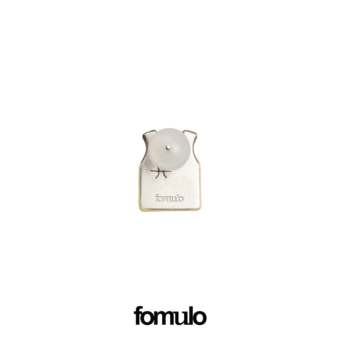 Fomulo Balls Jersey Cubic Zirconia Stud Earrings